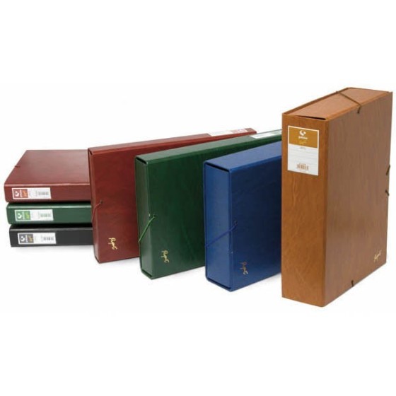 Caja Proyectos Pvc Lomo 5Cm Folio Granate Linea Project Grafoplás