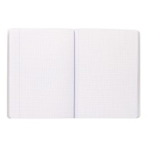 Libreta liderpapel antartik a5+ plus cosida 48 hojas 90g/m2 cuadro 5mm con margen 6 colores surtidos