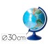 Globo terraqueo liderpapel con luz fisico y politico escribible diametro 30 cm