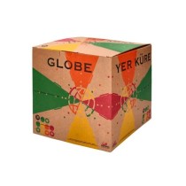 Globo terraqueo liderpapel con luz fisico y politico escribible diametro 30 cm