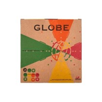 Globo terraqueo liderpapel con luz fisico y politico diametro 26 cm