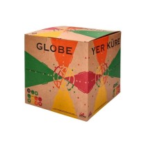 Globo terraqueo liderpapel con luz fisico y politico con animales diametro 20 cm
