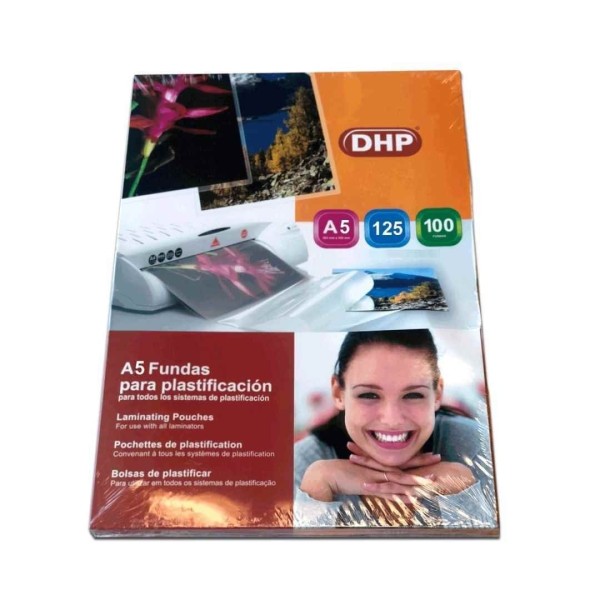 Funda Plastificar DHP A5 125 Micras Caja x100