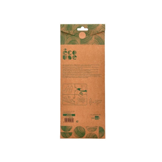 Juego escuadra 20 cm cartabon 18 cm regla 30 cm y semicirculo 10 cm liderpapel ecouse 100% pet reciclado