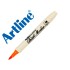 Rotulador artline supreme brush epfs pintura base de agua punta tipo pincel trazo fino naranja oscuro