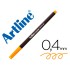Rotulador artline supreme epfs200 fine liner punta de fibra amarillo 0,4 mm