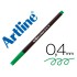 Rotulador artline supreme epfs200 fine liner punta de fibra verde manzana 0,4 mm