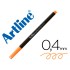 Rotulador artline supreme epfs200 fine liner punta de fibra naranja claro 0,4 mm