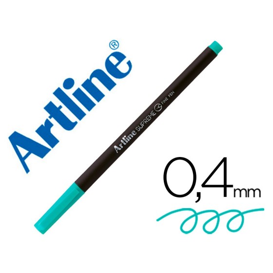 Rotulador artline supreme epfs200 fine liner punta de fibra turquesa claro 0,4 mm