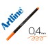 Rotulador artline supreme epfs200 fine liner punta de fibra naranja oscuro 0,4 mm