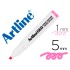 Rotulador artline fluorescente ek-660 rosa pastel punta biselada