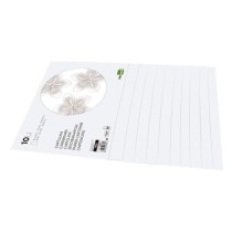 Bloc trabajos manuales liderpapel cartulina 240x315mm 10 hojas color blanco