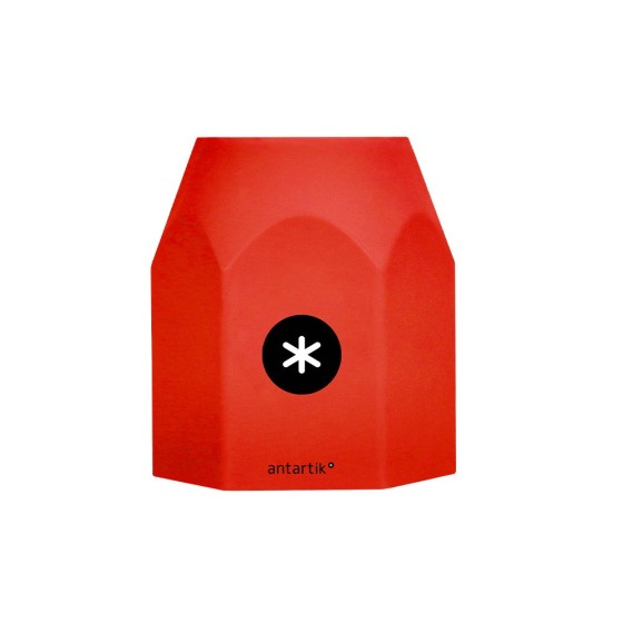 Cubilete portalapices antartik silicona hexagonal colores surtidos intensos azul mostaza negro y rojo