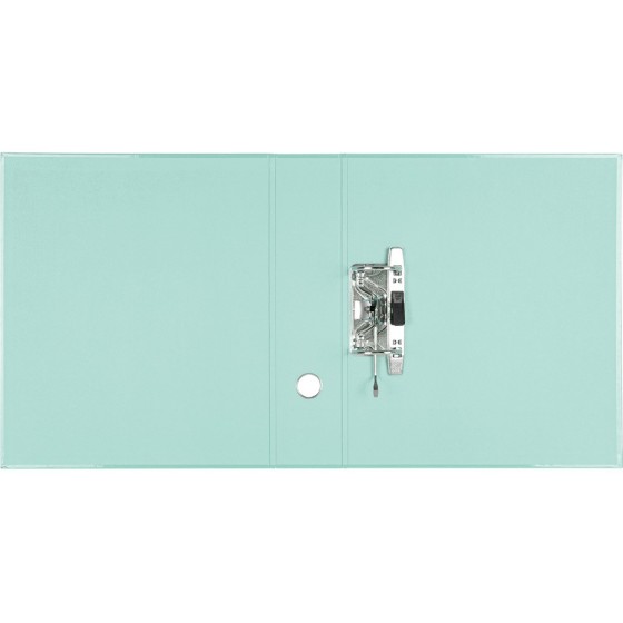 Archivador de palanca liderpapel a4 color system forrado sin rado lomo 80 mm menta compresor metalico