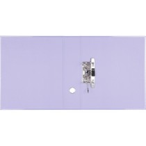 Archivador de palanca liderpapel a4 color system forrado sin rado lomo 80 mm lavanda compresor metalico