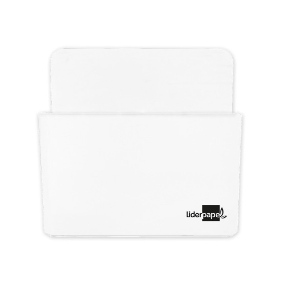 Cubilete portalapices liderpapel plastico magnetico blanco 125x75x40 mm