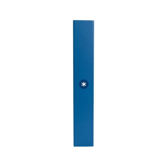 Carpeta 4 anillas 40 mm mixtas liderpapel antartik a4 forrada color azul marino