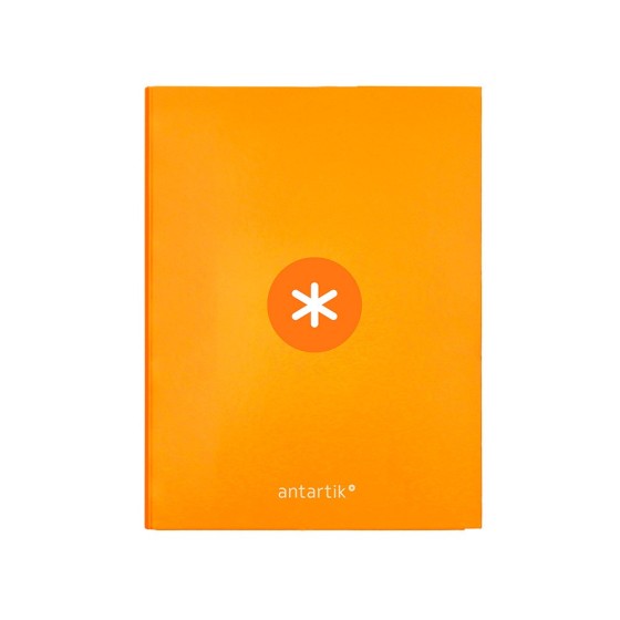 Carpeta liderpapel antartik a4 forrada 4 anillas 25 mm redondas color mostaza