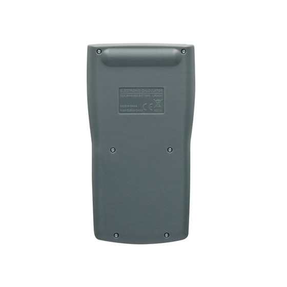 Calculadora liderpapel cientifica xf34 12 digitos 240 funciones con tapa solar y pilas color gris 156x85x20