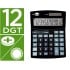 Calculadora liderpapel sobremesa xf29 12 digitos solar y pilas color negro 190x140x30 mm