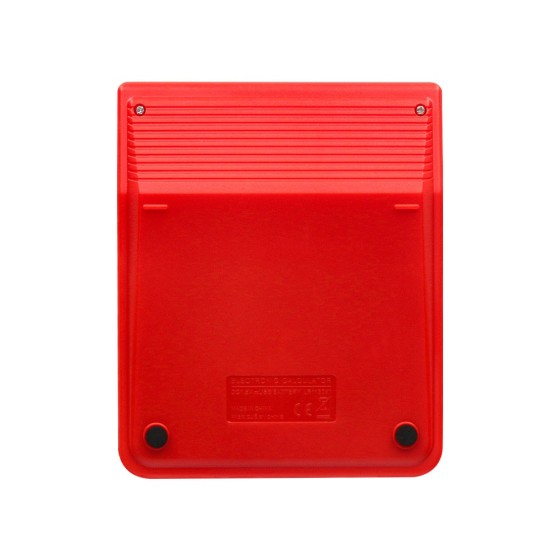 Calculadora liderpapel sobremesa xf22 10 digitos solar y pilas color rojo 127x105x24 mm