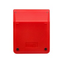 Calculadora liderpapel sobremesa xf22 10 digitos solar y pilas color rojo 127x105x24 mm