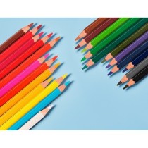 Lapices de colores acuarelables liderpapel caja de 24 colores surtidos