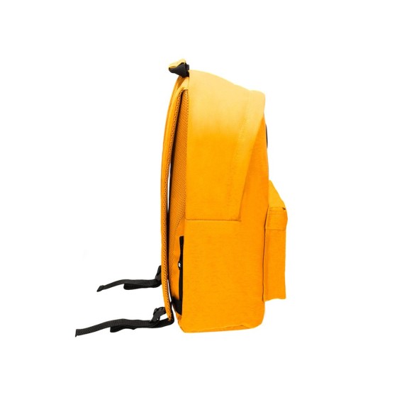 Cartera antartik mochila con asa y bolsillos con cremallera color mostaza 310x160x410 mm