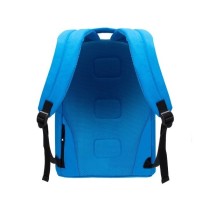 Cartera antartik mochila con asa y bolsillos con cremallera color azul 310x160x410 mm