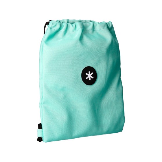 Saco plano antartik bolsillo interior con cremallera color verde menta 350x400 mm