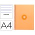 Cuaderno espiral liderpapel a4 micro antartik tapa forrada80h 90 gr horizontal 1 banda 4 taladros color amarillo clar