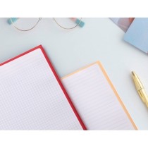 Cuaderno espiral liderpapel a4 micro antartik tapa forrada80h 90 gr horizontal 1 banda 4 taladros color amarillo clar