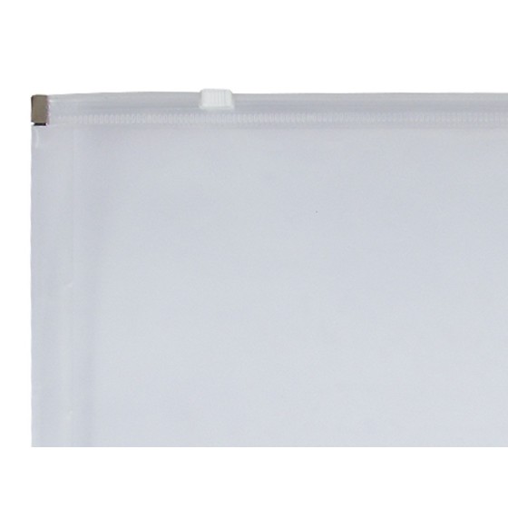 Carpeta dossier liderpapel a4 cierre de cremallera transparente