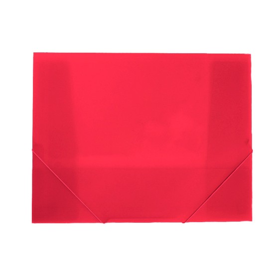Carpeta liderpapel portadocumentos polipropileno dina4 rojo translucido lomo 50 mm