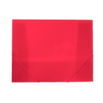 Carpeta liderpapel portadocumentos polipropileno dina4 rojo translucido lomo 50 mm