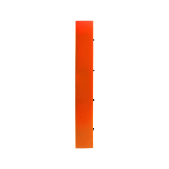 Carpeta con recambio liderpapel a4 cuadro 5mm 100 hojas 80g polipropileno 4 anillas 40mm naranja fluor