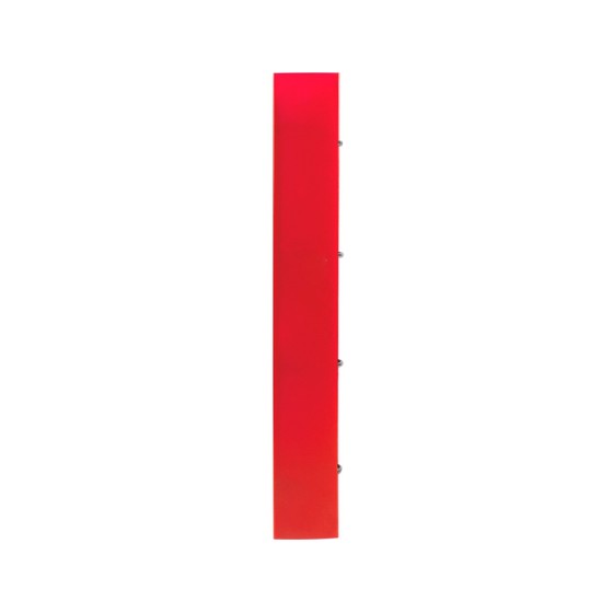 Carpeta con recambio liderpapel a4 cuadro 5mm 100 hojas 80g polipropileno 4 anillas 40mm rojo translucido