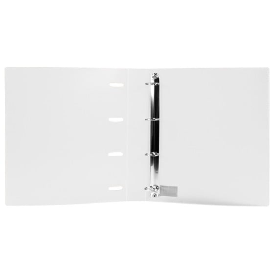 Carpeta con recambio liderpapel a4 cuadro 5mm 100 hojas 80g polipropileno 4 anillas 40mm transparente