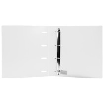 Carpeta con recambio liderpapel a4 cuadro 5mm 100 hojas 80g polipropileno 4 anillas 40mm transparente