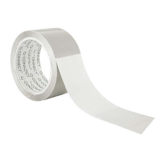 Cinta adhesiva q-connect polipropileno transparente 132 mt x 50 mm para embalaje