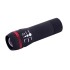 Linterna q-connect kf18749 plastico con zoom 1 vatio modo alumbrado encendido apagado incluye 3 pilas aaa