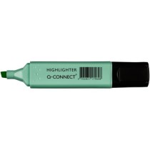 Rotulador q-connect fluorescente pastel azul punta biselada