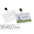 Identificador q-connect rigido plastico acabado brillante con pinza kf14148 9x6,7 cm