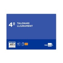 Talonario liderpapel entregas cuarto original y copia t229 apaisado texto en catalan