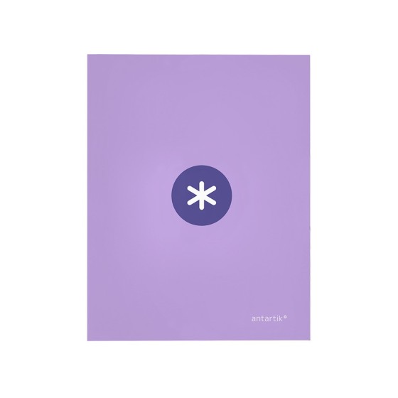 Carpeta 4 anillas 40 mm mixtas liderpapel antartik a4 forrada color lavanda