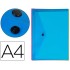 Carpeta liderpapel dossier broche transparente din a4 colores surtidos paquete de 5 retractilado