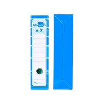 Archivador de palanca liderpap el a4 filing system forrado sin rado lomo 80mm celeste con caja y compresor metalico