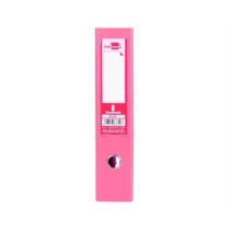 Archivador de palanca liderpapel folio documenta forrado pvc con rado lomo 75 mm rosa compresor metalico