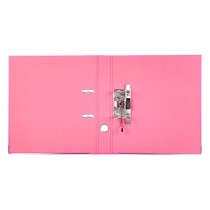 Archivador de palanca liderpapel a4 documenta forrado pvc con rado lomo 52 mm rosa compresor metalico