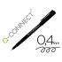 Rotulador q-connect punta de fibra fine liner negro 0.4 mm